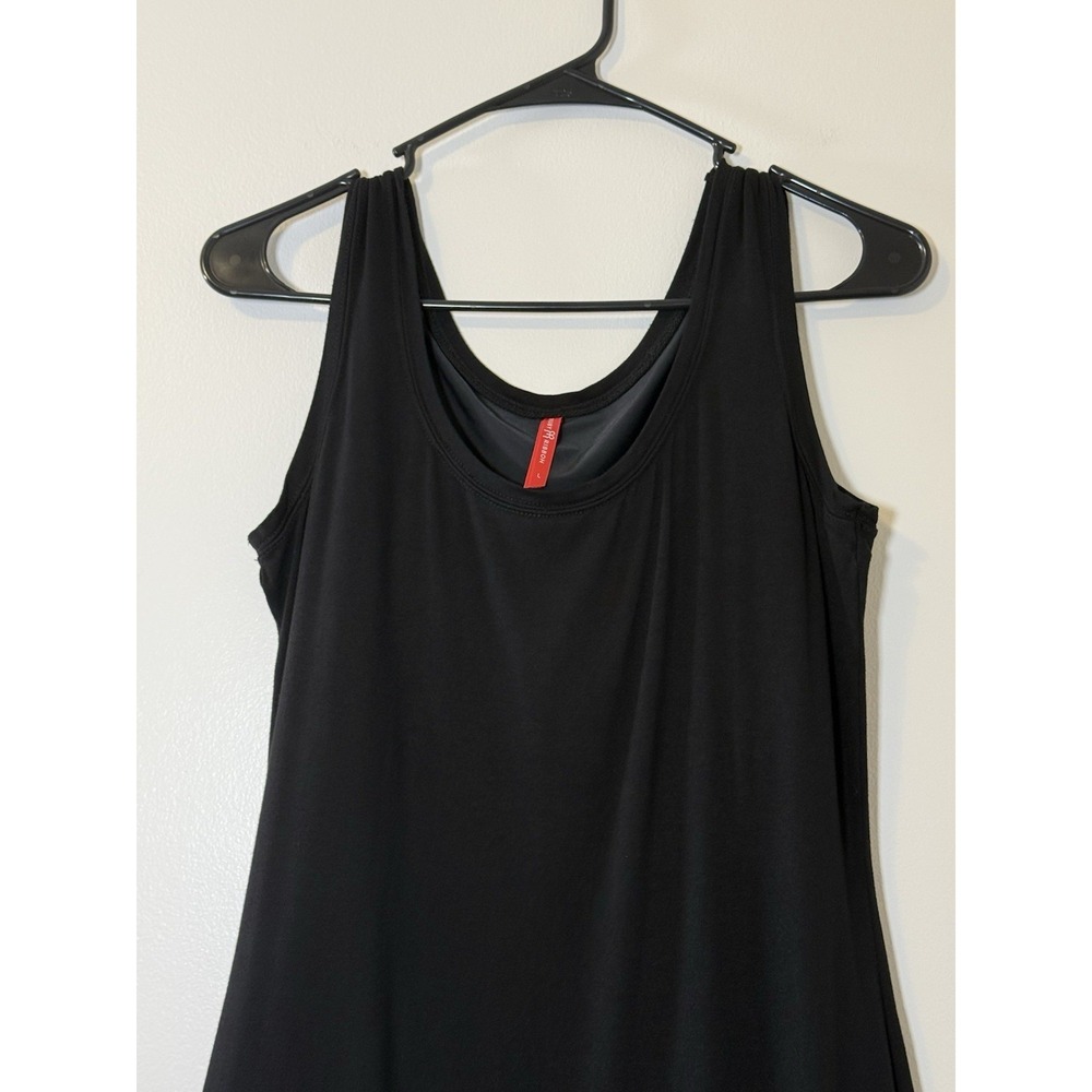 Ruby Ribbon Shapewear Tank Top Dual Layer Compression Cami Black Large - Picture 2 of 13